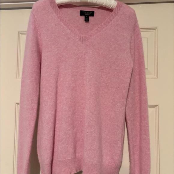 Charter Club Pink Crew Neck cashmere Sweater Soft Knit - Picture 3 of 3